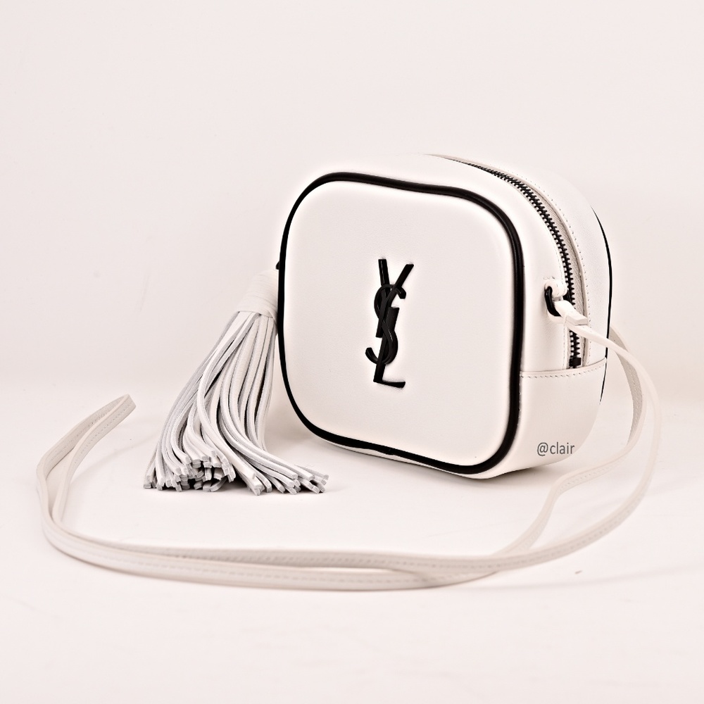 Saint Laurent Monogram Blogger Tassel Leather Bag - Picture 2 of 8